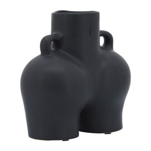 GLOVERSIDE BLACK VASE 8 (IN) 7