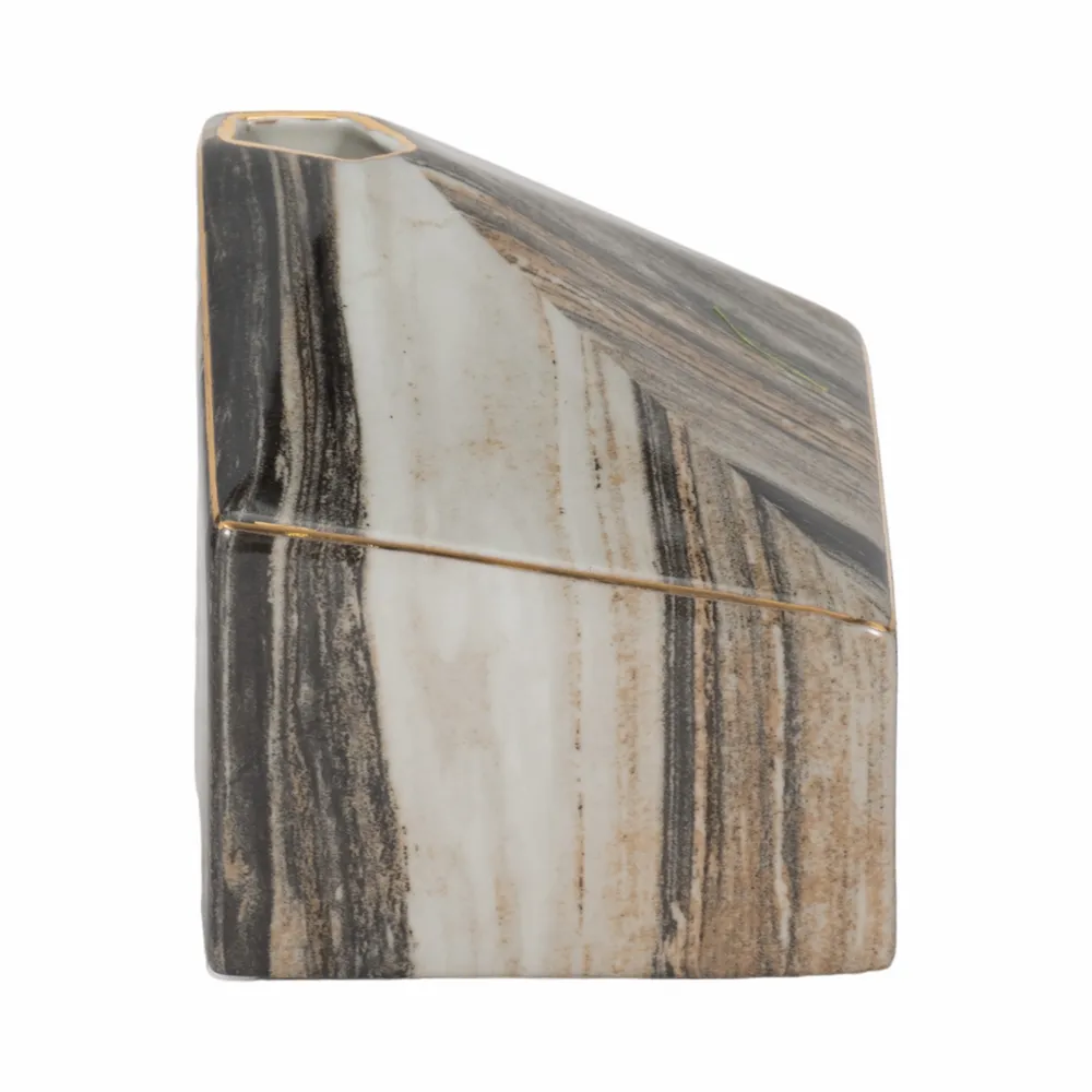 BOLTONSHAW GRAY VASE 5 (IN)