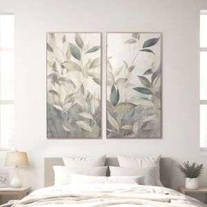 GRADYLEY SET OF 2 TAN ART 50 (IN) 13
