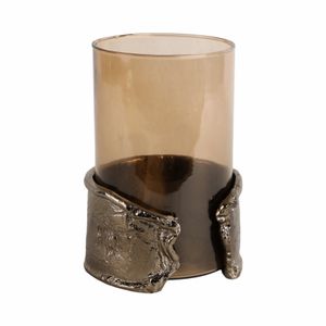 BAXTERMILL BROWN CANDLE HOLDER 8 (IN) 4
