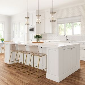 Mendoza 10.25'' Wide 3-Light Pendant - Polished Nickel 6