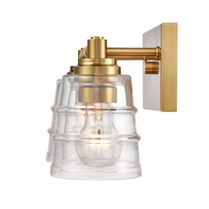 Pulsate 13'' Wide 2-Light Vanity Light - Satin Brass 4