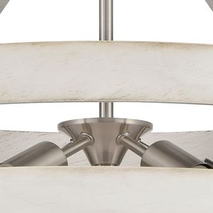Brigantine 24'' Wide 5-Light Chandelier - Satin Nickel 3