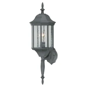 Hawthorne 26'' High 1-Light Outdoor Sconce - Black 1