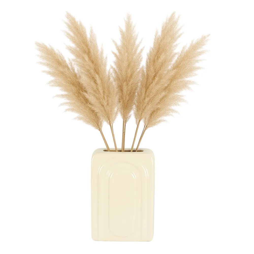 GRAYDONTON WHITE VASE 7 (IN)