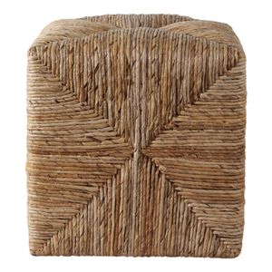 ERINWELL BROWN OTTOMAN 18 (IN) 4