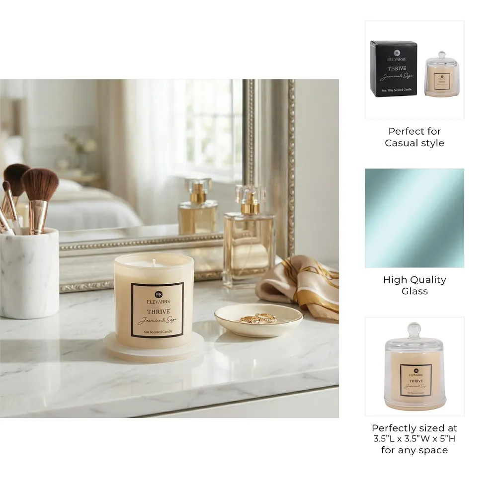 HEMMINGWORTH THRIVE JASMINE & SAGE CANDLE 5 (IN)