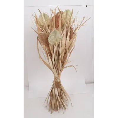 Fire Leaves with Round Palms 39in