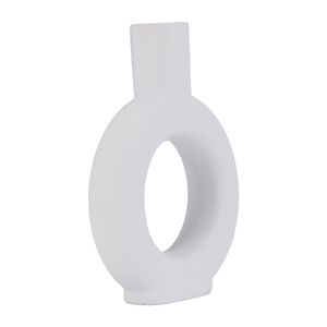REIDGATE WHITE VASE 9 (IN) 4