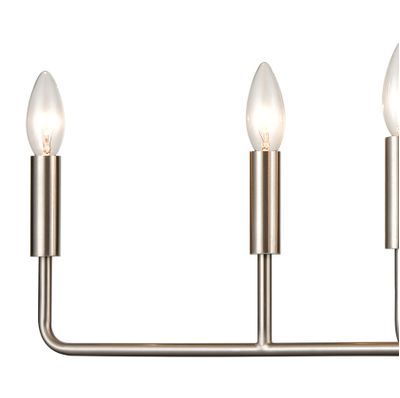 Park Slope 31'' Wide 6-Light Chandelier - Brushed Nickel