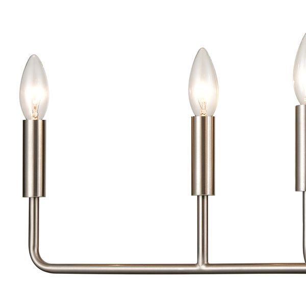 Park Slope 31'' Wide 6-Light Chandelier - Brushed Nickel