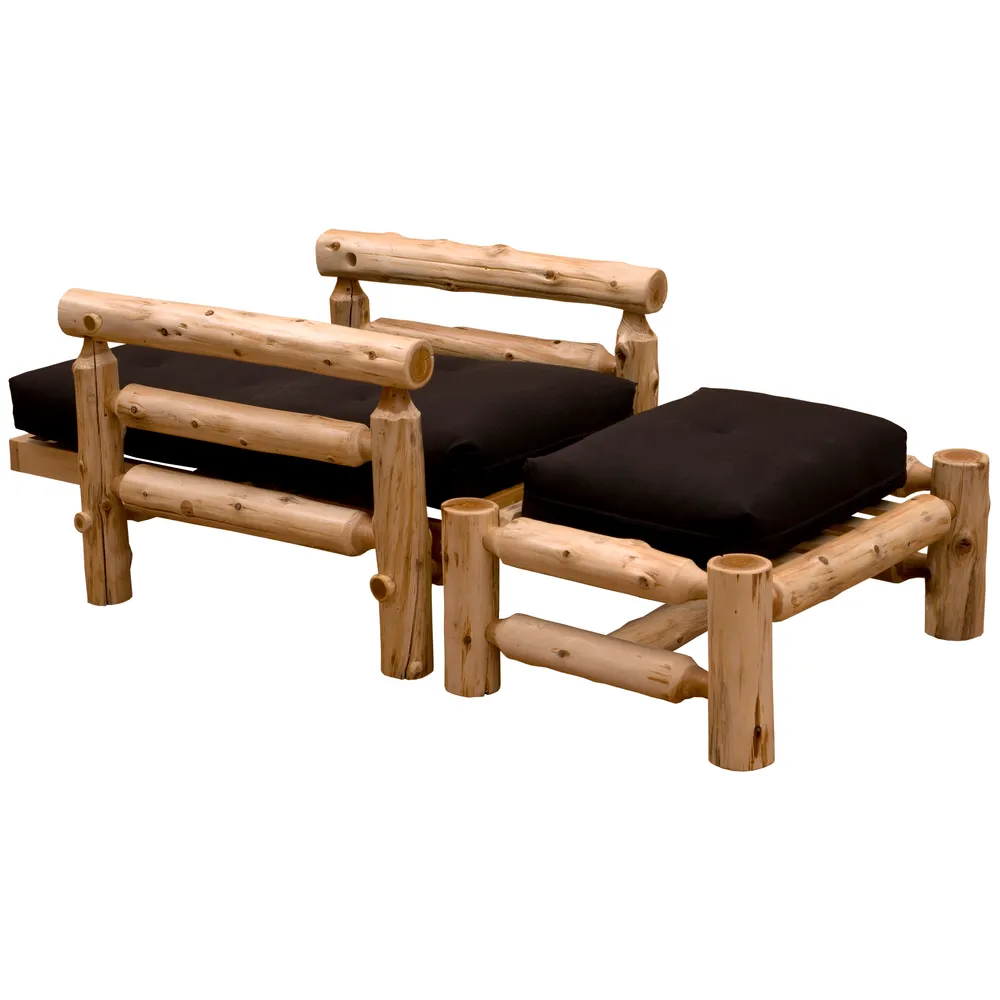 Voyageur Simplified Futon Chair & Ottoman