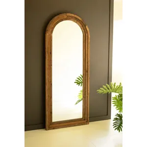 Arched Top Recycled Framed Floor Mirror 1