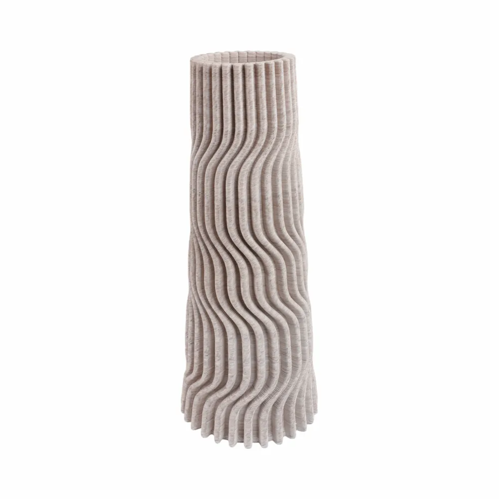 LAKEWORTH TAN VASE 17 (IN)