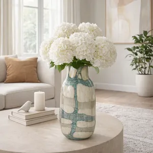 CRANEWORTH BLUE GLASS VASE 13 (IN) 2