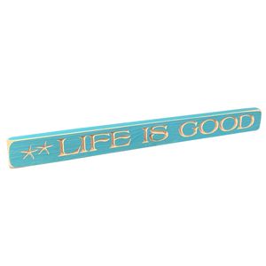 18" USA LIFE IS GOOD ROUTED BARNWOOD SIG 1