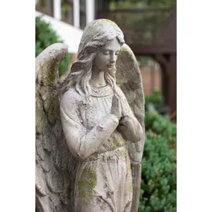 Faux Concrete Garden Angel 2