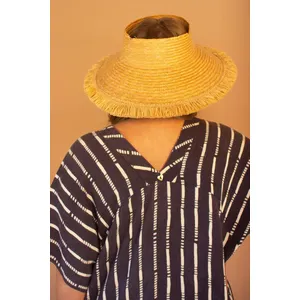 Striped Kaftan with Button Detail 5