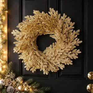 Champagne Wreath 8in 1