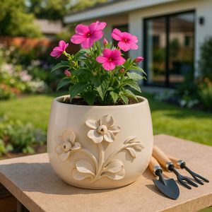 VINSONRUN IVORY PLANTER 7 (IN) 2