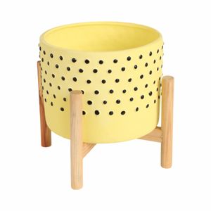COLECREST YELLOW PLANTER 9 (IN) 4