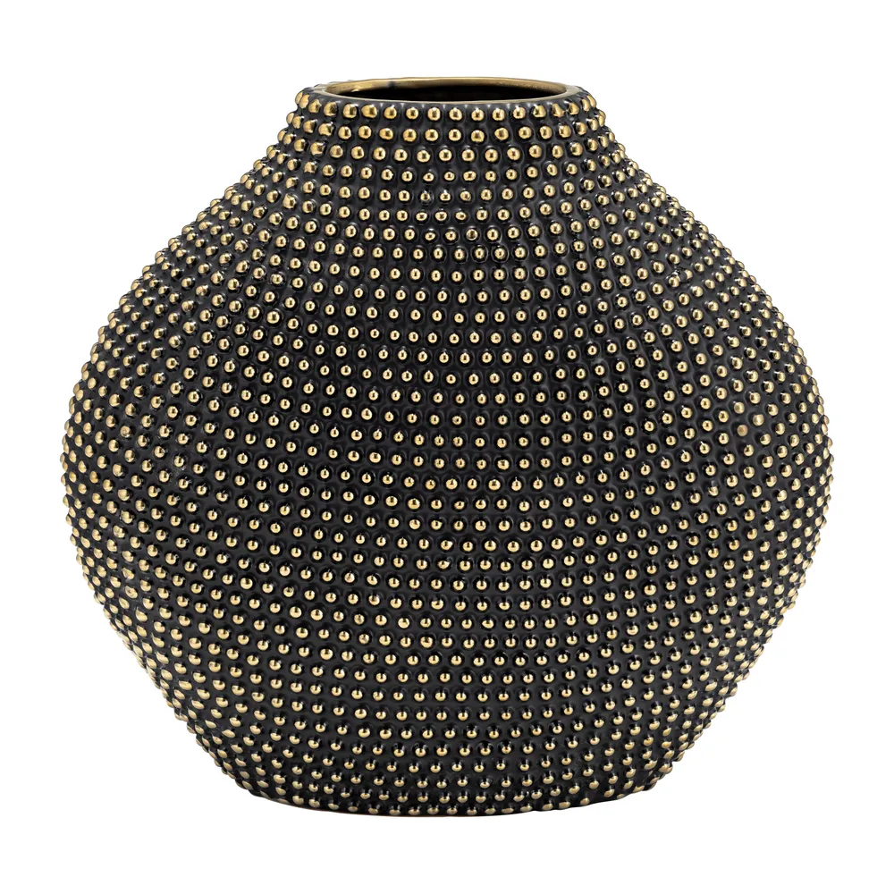 KEATONOAK BLACK VASE 16 (IN)