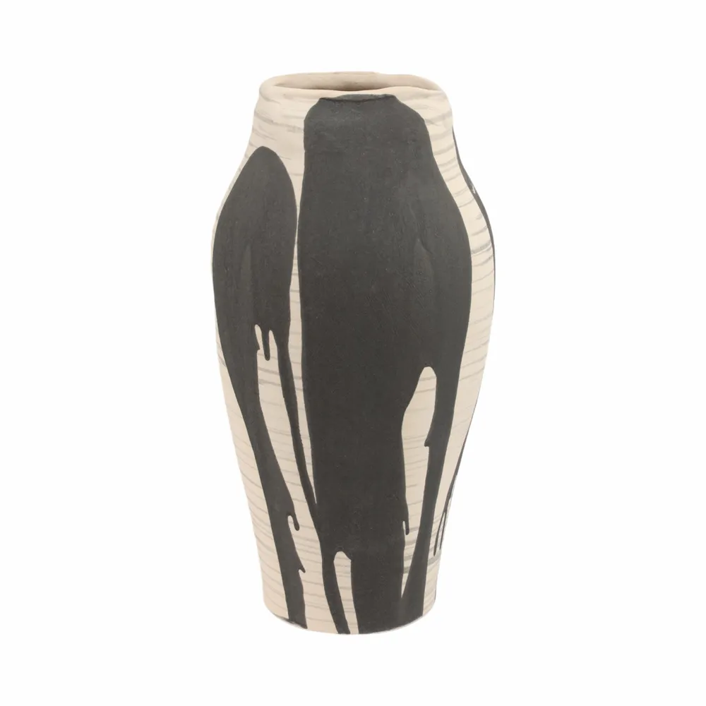 HESTONHAM BLACK VASE 15 (IN)