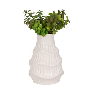 WELDONBEACH WHITE VASE 8 (IN) 3