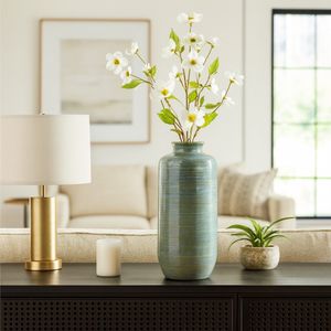 HOLLISSIDE GREEN VASE 16 (IN) 2