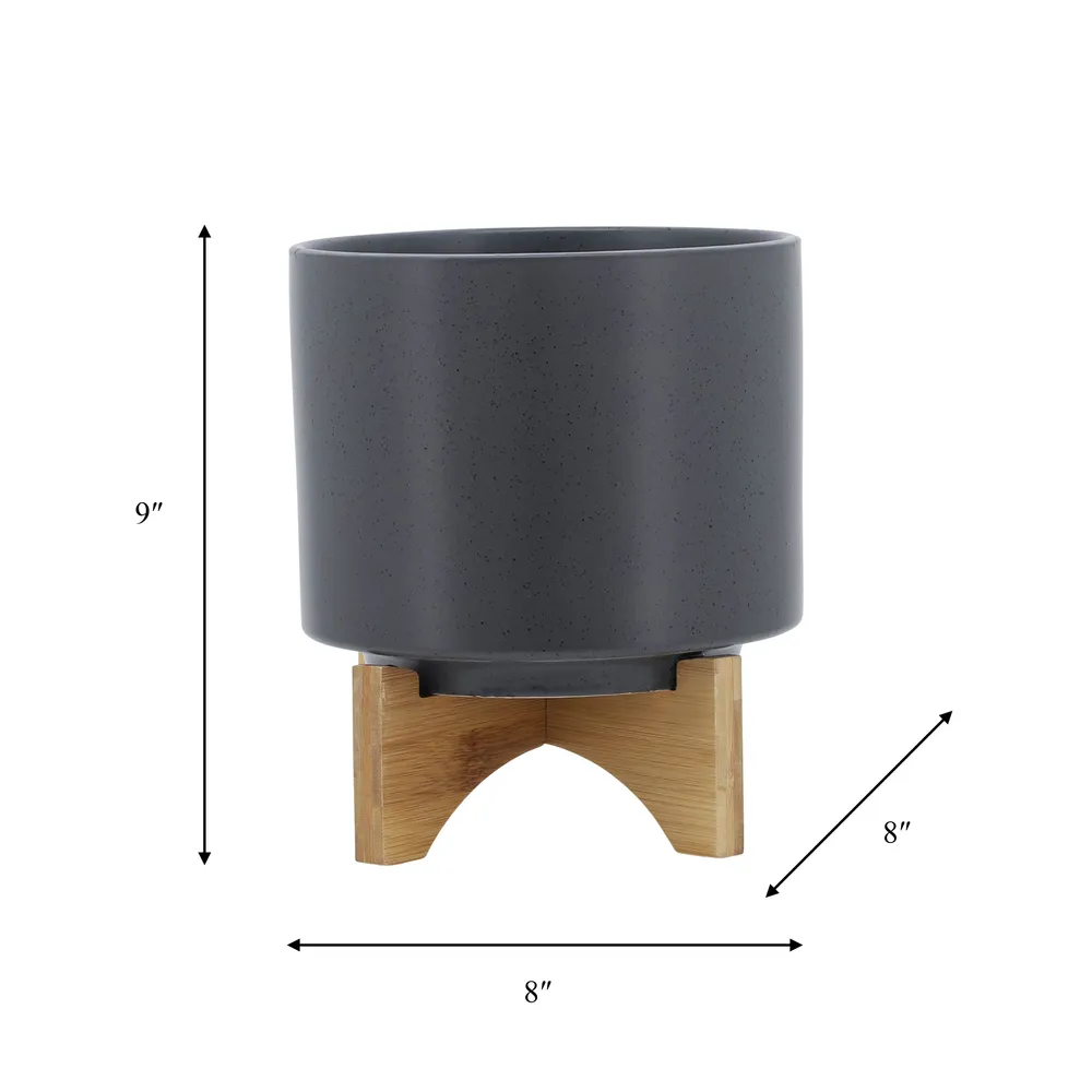 NORMAHAVEN GRAY PLANTER 9 (IN)