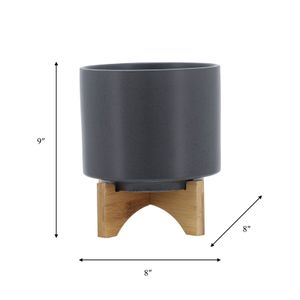 NORMAHAVEN GRAY PLANTER 9 (IN) 9
