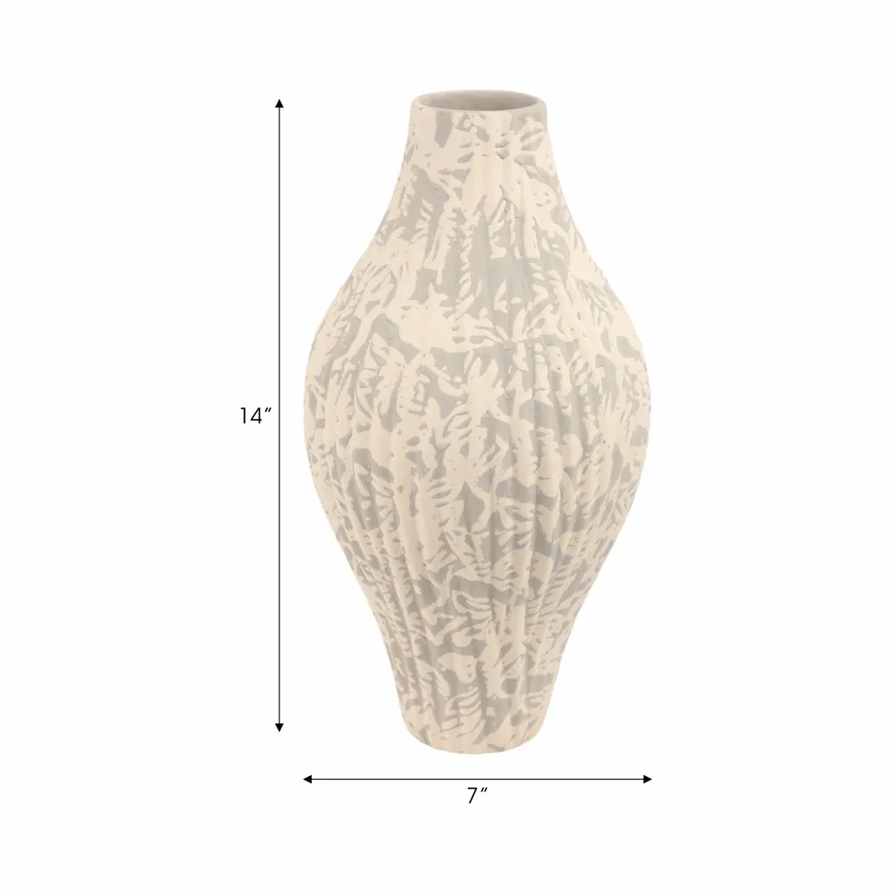 DANFORTHPARK GRAY VASE 14 (IN)