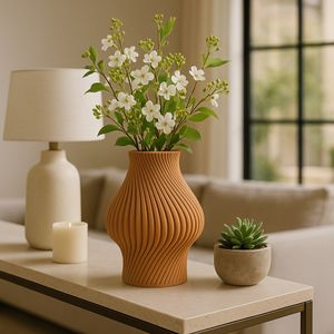 DILLONVALE BROWN VASE 15 (IN) 2