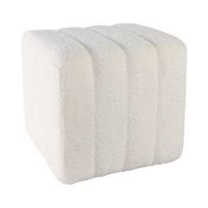 TRUEVIEW WHITE OTTOMAN 16 (IN) 3