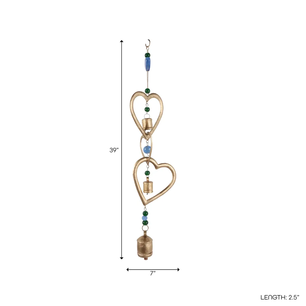BOWENTON GOLD WIND CHIME 39 (IN)