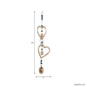 BOWENTON GOLD WIND CHIME 39 (IN) 10