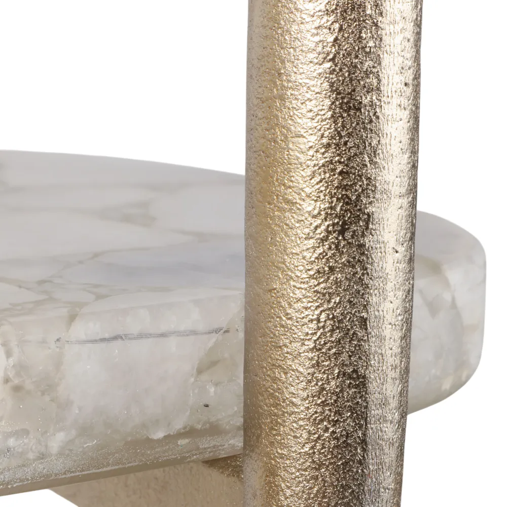 HATTONWAY WHITE ETAGERE 78 (IN)