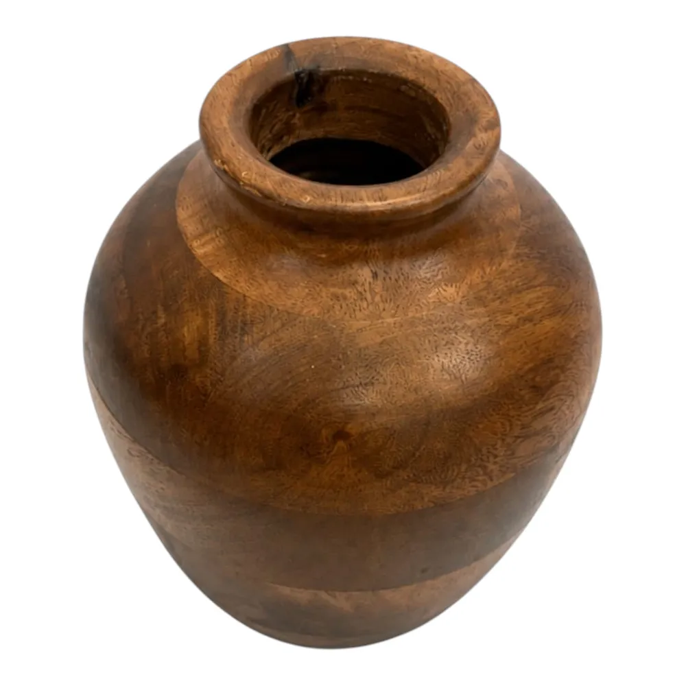 BELDENOAK BROWN VASE 6 (IN)