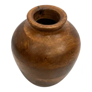 BELDENOAK BROWN VASE 6 (IN) 3