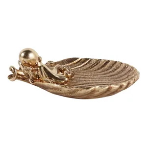 HANKWOOD GOLD TRINKET DISH 4 (IN) 7