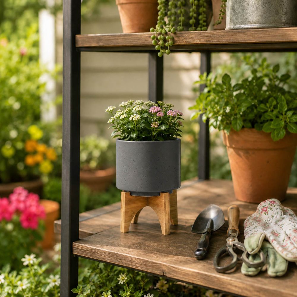 NORMAHAVEN GRAY PLANTER 7 (IN)