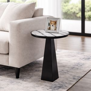 ANTONHOLM WHITE TABLE 23 (IN) 9