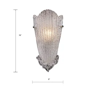 Providence 16'' High 1-Light Sconce - Antique Silver Leaf 2
