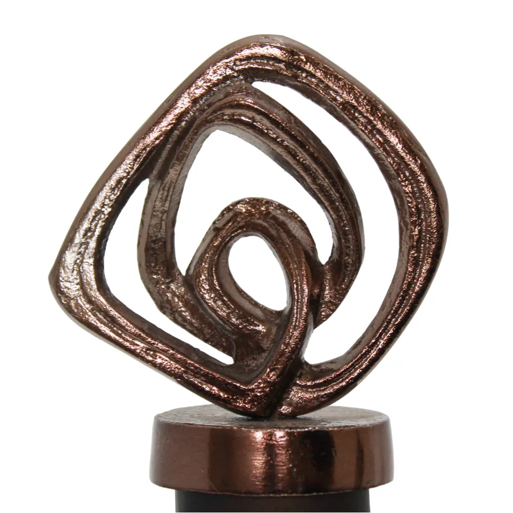 FINLEYGROVE BRONZE GLASS VASE 17 (IN)