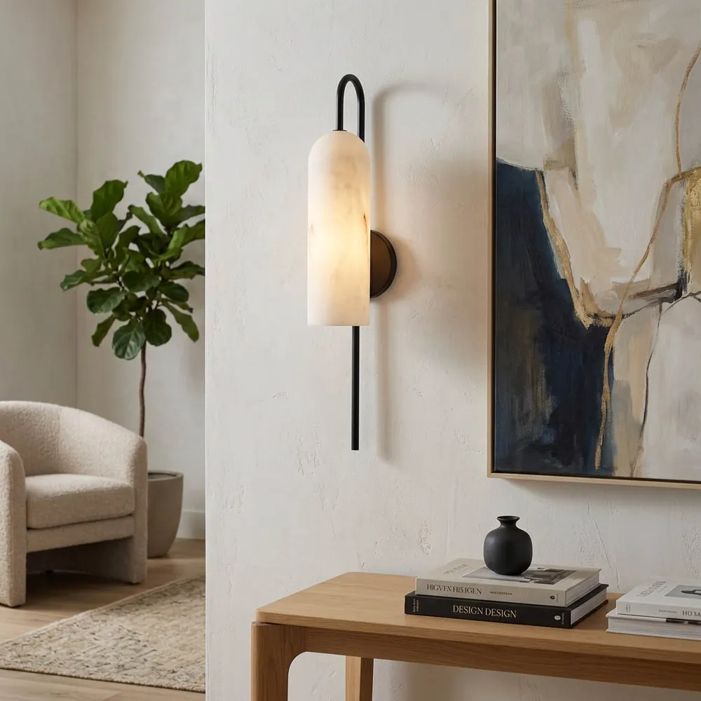 KIRBYMOOR WHITE SCONCE 22 (IN)