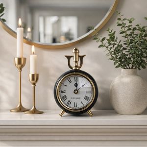 TESSCREST GOLD CLOCK 6 (IN) 12