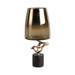 CARTERLAND GOLD GLASS VASE 17 (IN) 1