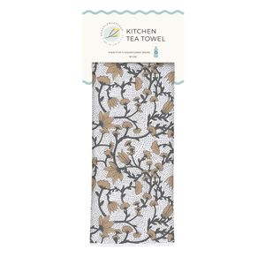 Fleur Tan Eco Kitchen Tea Towel 5