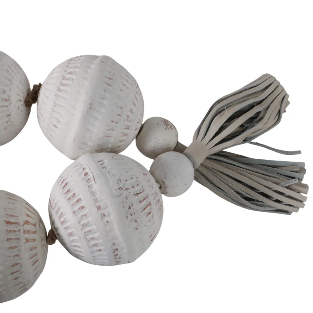 GARSONRUN WHITE BEAD 3 (IN)