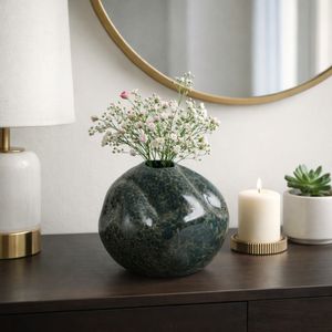 BRAMHAM BLACK VASE 9 (IN) 12